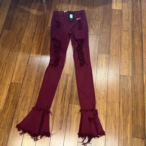 NWT Fashion Nova spandex flare  pants 0